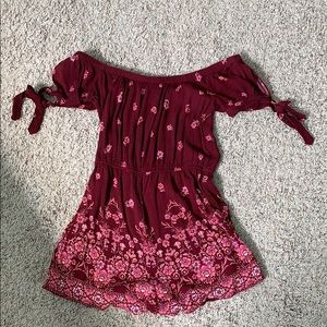 NEW off the shoulder romper from Francesca’s.